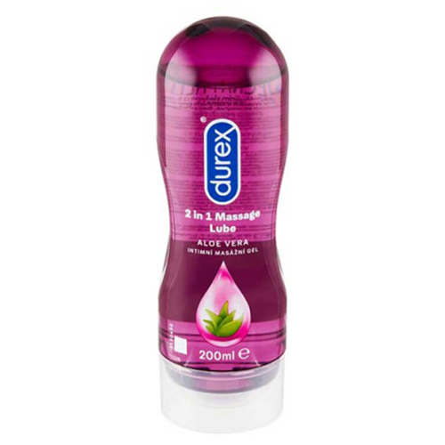 Durex 2 in 1 Massage Lube Aloe Vera Gel 200ml