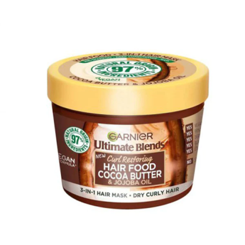 Garnier Ultimate Blends CurlRestoring Hair Food Cocoa Butter & Jojoba Oil 390ml