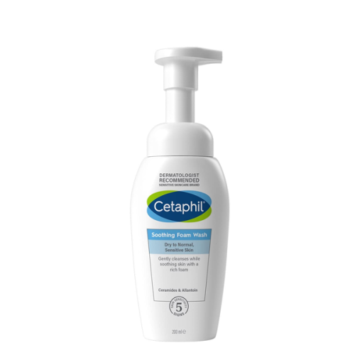 Cetaphil Soothing Foam Wash 210ml Cleansing Milk