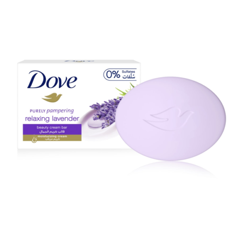 Dove Relaxing Beauty Bar Soap Lavender 6pcs