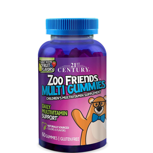 21st Century Zoo Friends Multivitamin Gummy 60 gummies