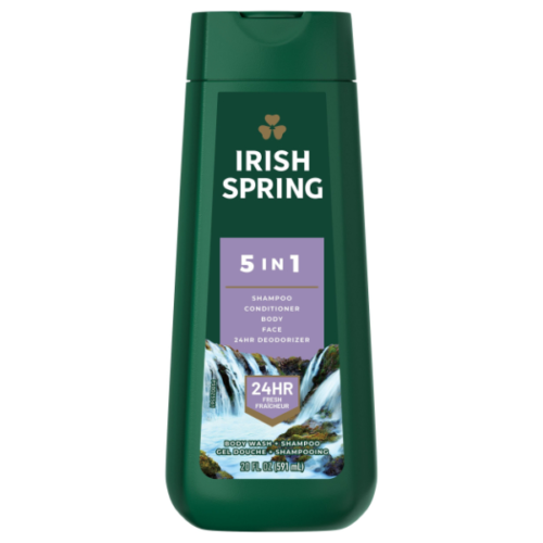 Irish Spring Body Wash for Men 5 in 1 Body Wash 591ml