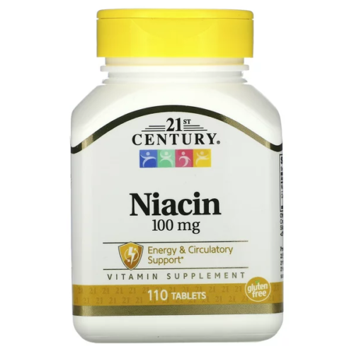 21st Century Niacin 100 mg 110 Tablets