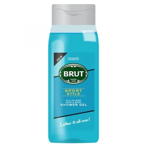 Brut Sport Style All-In-One Hair & Body Shower Gel – 500ml