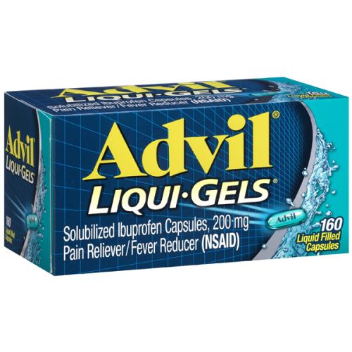 Advil Liqui-Gels Pain Reliever Fever Reducer 20 Capsules