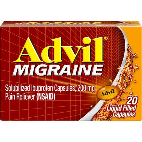 Advil Migraine Headache Reliefbn 20 Capsules