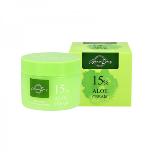 Grace Day Soothing Moisturizing Cream with 15% Aloe Vera Aloe 15% Cream