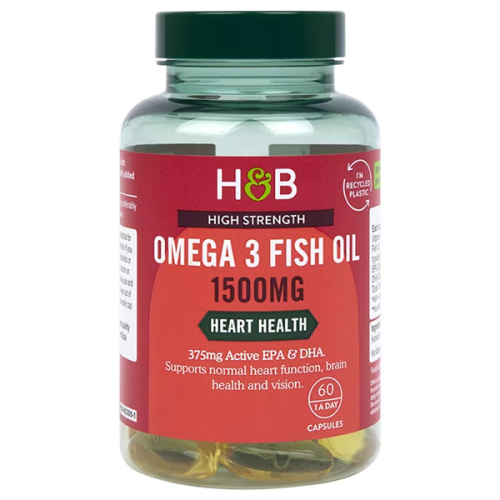 Holland & Barrett Omega 3 Fish Oil 1500mg 60 Capsules