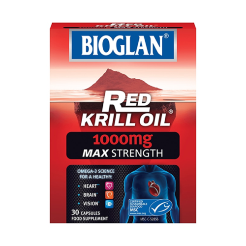 Bioglan Red Krill Oil 1000mg Max Strength 30 Capsules