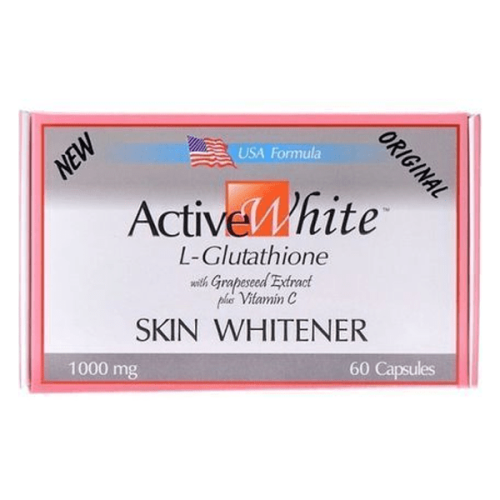 Active White L Glutathione Skin Whitening 60 Capsules