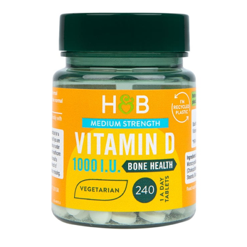 Holland & Barrett Vitamin D3 1000 I.U 25ug 240 Tablets