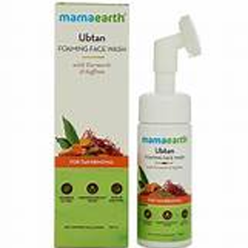 Mamaearth Ubtan Foaming Face Wash with Turmeric & Saffron 150ml