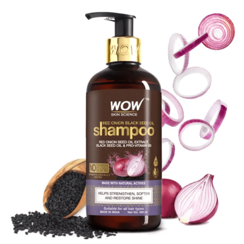 WOW Skin Science Red Onion Black Seed Oil Shampoo 300ml