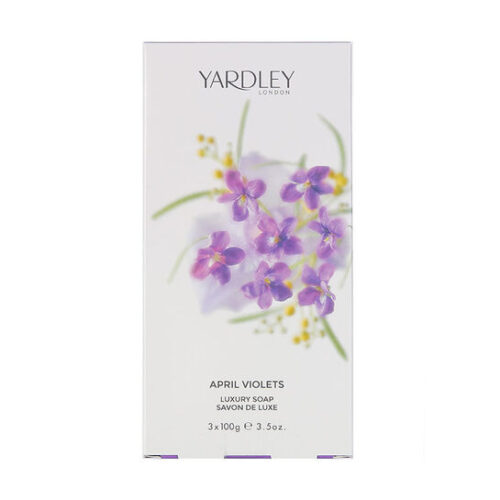 Yardley April Violets Soap Trio 300g