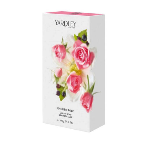 Yardley English Rose Soap Trio 300g