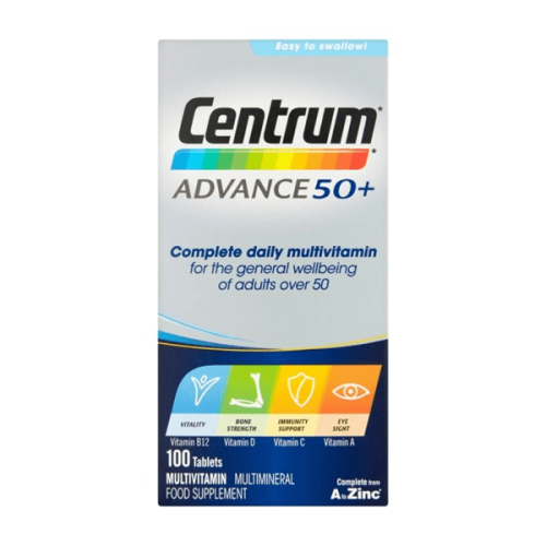 Centrum Advance 50+ Multivitamin 100 Tablets