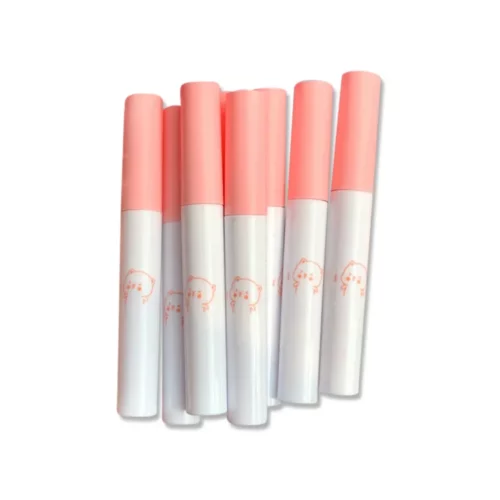 8 Pcs/set of Cigarete tube lip glaze set matte white lipstick student gift Lipstick set- 8 color/set