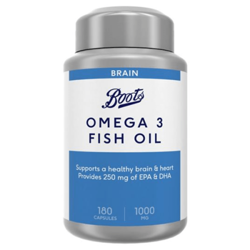 Boots Omega 3 Fish Oil 1000mg 180 Capsules