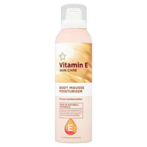 Superdrug Vitamin E Body Mousse Moisturiser 150ml