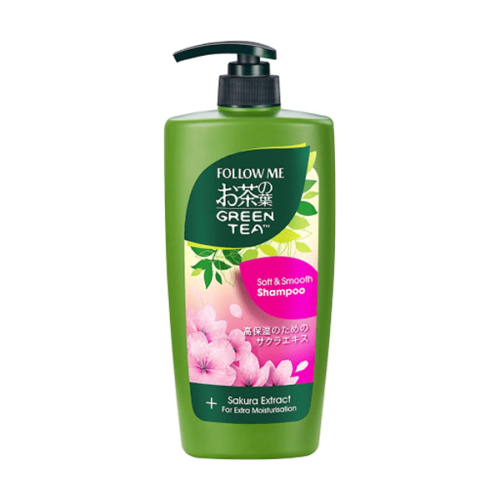 Follow Me Green Tea Soft & Smooth Shampoo-650ml