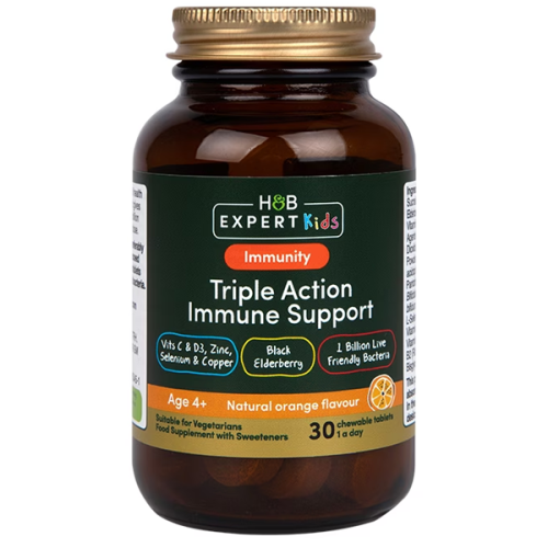 H&B Expert Kids Triple Action Immunity Support 30 Chewables