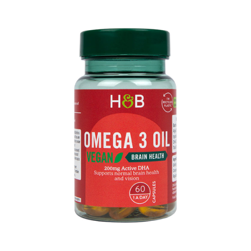 Holland & Barrett Vegan Omega 3 Oil 500mg 60 Capsules