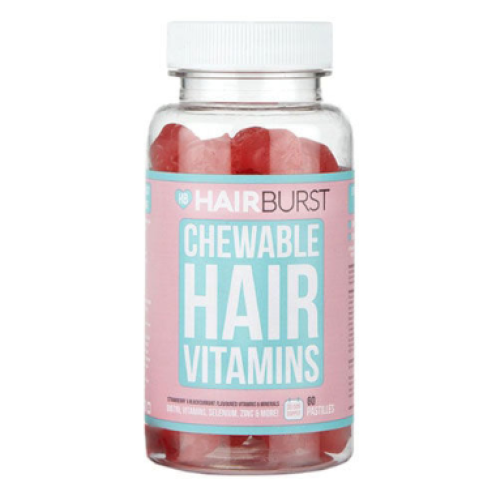 Hairburst Strawberry & Blackcurrant Chewable Vitamins 60 Pastilles