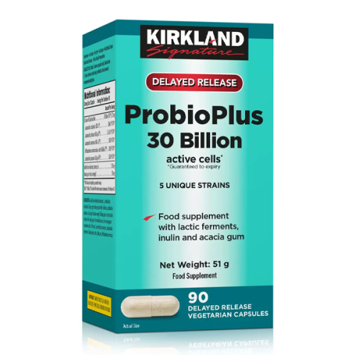 Kirkland Signature ProbioPlus 30 Billion 90 Capsules