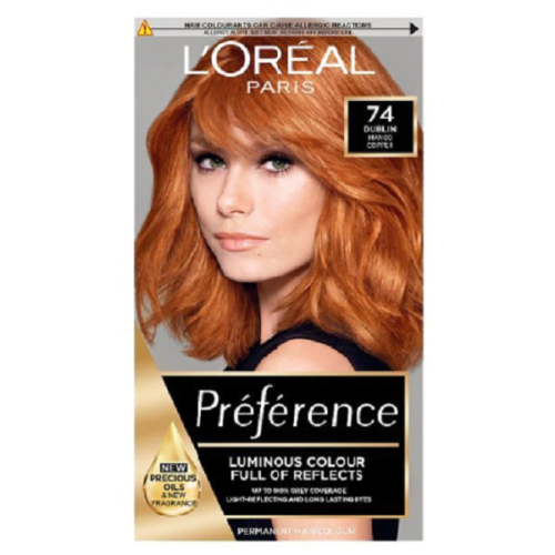 Loreal Preference Infinia P74 Mango Intense Copper Hair Dye