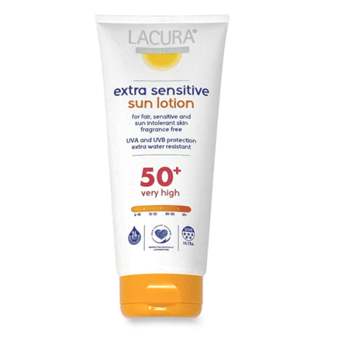 Lacura Sensitive Sun Lotion For Adults SPF 50+ 200ml