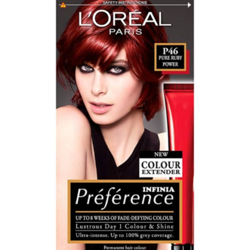 L’Oreal Infinia Preference P46 Pure Ruby Power Permanent Hair Dye NEW