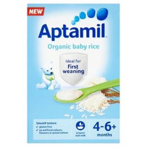 Aptamil Organic Baby Rice 4-6+ Months 100g