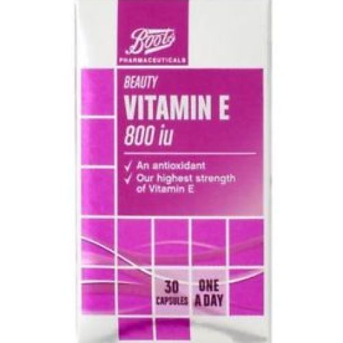 Boots Vitamin E 800 IU – 30 Capsules