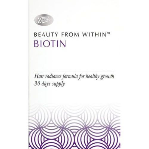 Boots Beauty From Within Biotin – 900ug 30s