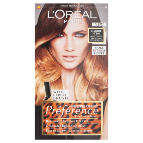 Loreal Preference Wild Ombré Intense 104 Hair Dye: Dark Brown Hair