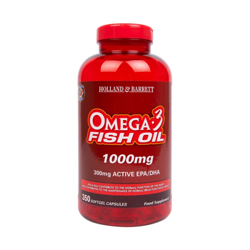 Holland & Barrett Omega 3 Fish Oil Concentrate 350 Capsules 1000mg