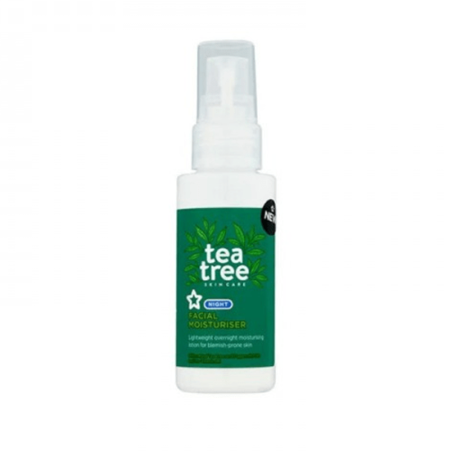 Superdrug Tea Tree Facial Moisturiser Night Cream-50ml