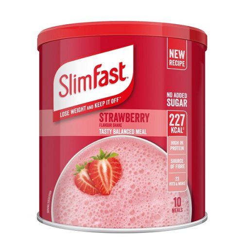 SlimFast High Protein Summer Strawberry Flavour Shakes 375g