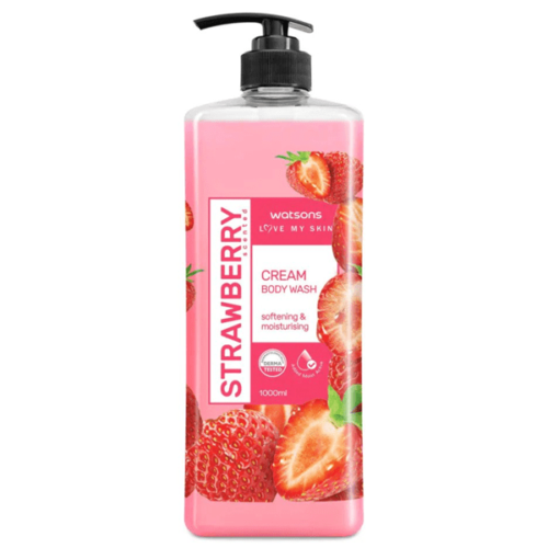 Watsons Strawberry Gel Body Wash 1000ml