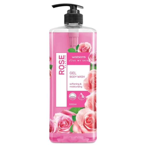 Watson Shower Gel & Bath Cream Rose Scented 1000ml