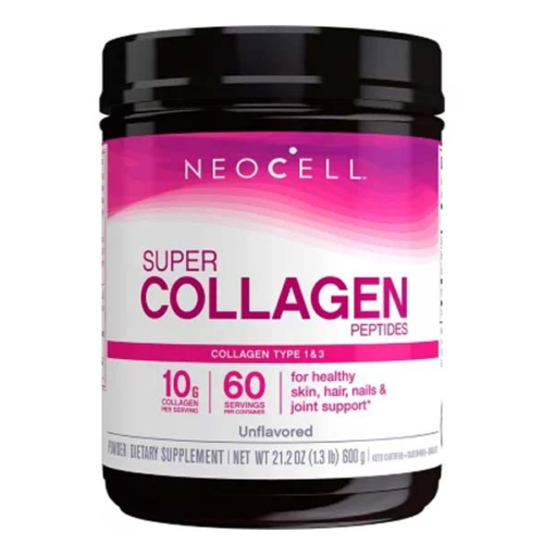 Neocell Super Collagen Unflavored Powder Types 1 and 3 600g