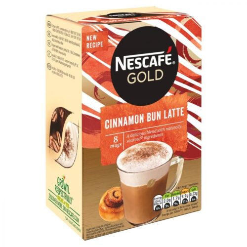 Nescafe Gold Cinnamon Bun Latte 8 per pack