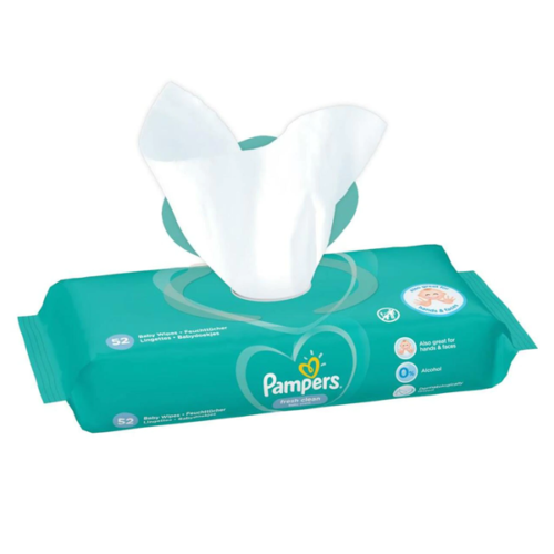 Pampers Baby Changing Wipes Hygienic Fresh Clean Baby Scent 52 Pack