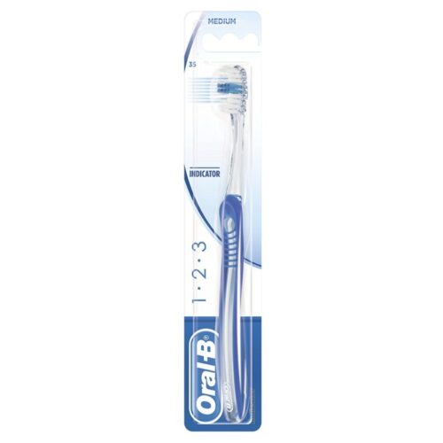 Oral-B 123 Indicator 35 Medium Toothbrush