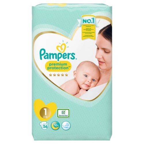 Pampers New Baby Size 1 Essential Pack 56 per pack