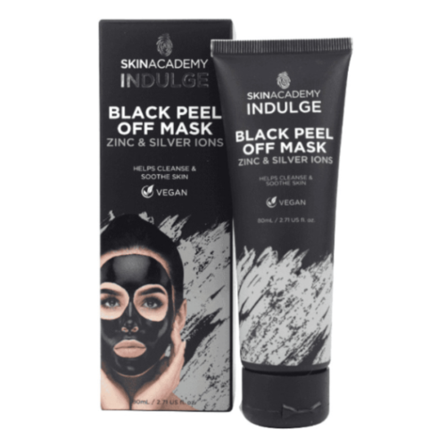 Skin Academy Indulge Zinc & Silver Ions Black Peel Off Mask 80ml