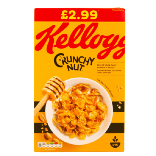 Kellogg’s Crunchy Nut Corn Flakes Cereal 500g