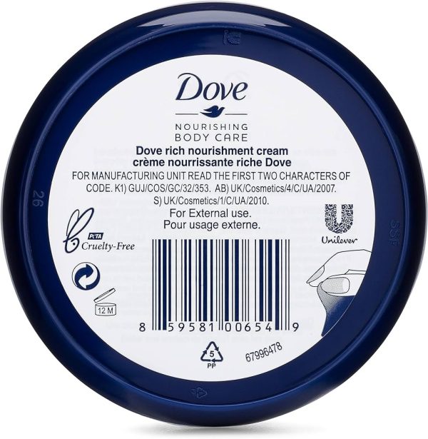 Dove Intensive Nourishing Care Cream 75ml - Image 3