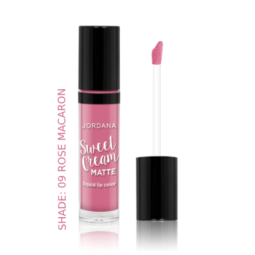 Jordana Sweet Cream Matte Liquid Lip Color – Rose Macaron