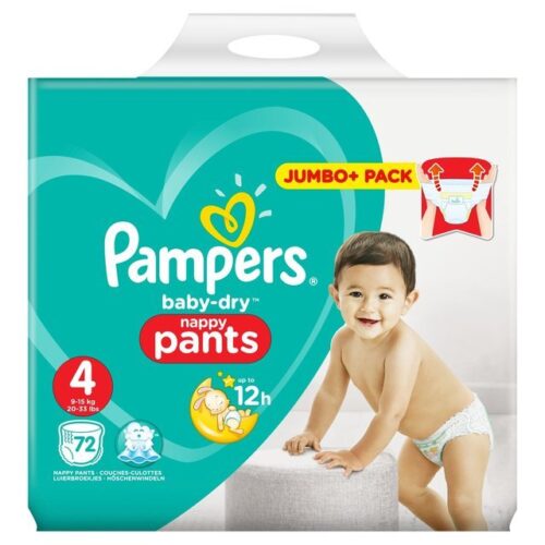 Baby Dry Pull Up Pants 9-15kg 72 Nappies